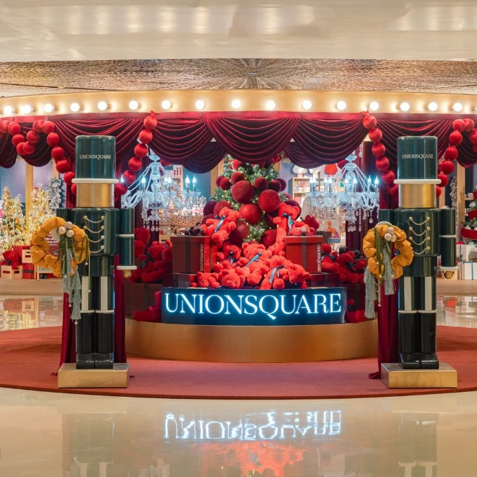union square, mua sắm giáng sinh 2025, sài gòn