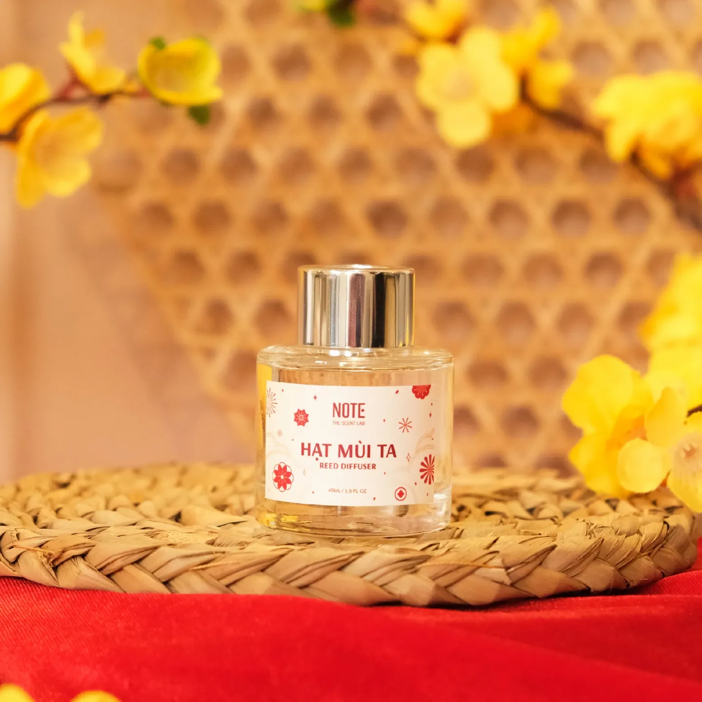 [N-FP-RD-HMT-45ML] NOTE - Reed Diffuser: Hạt Mùi Ta