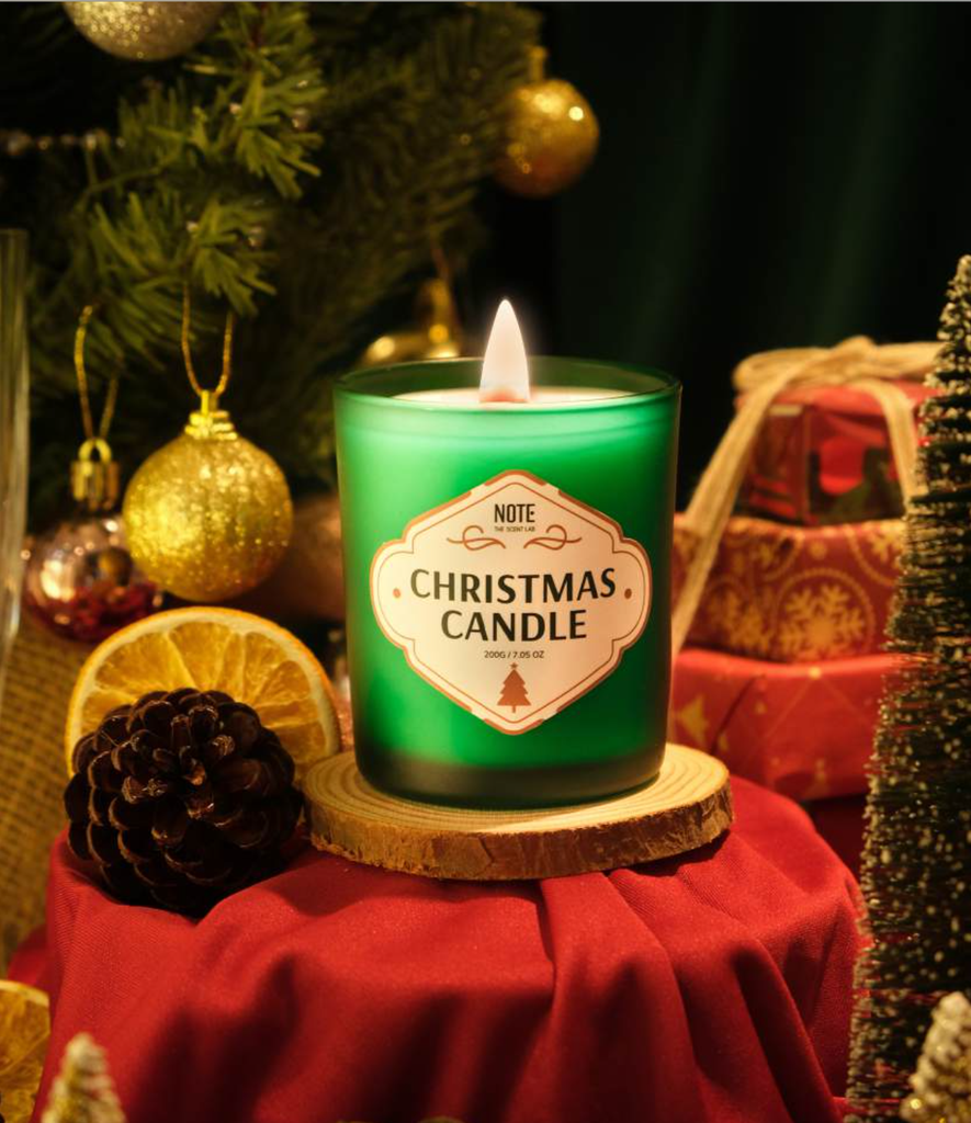 NOTE - Scented Candle: Camping In The Woods (Green)