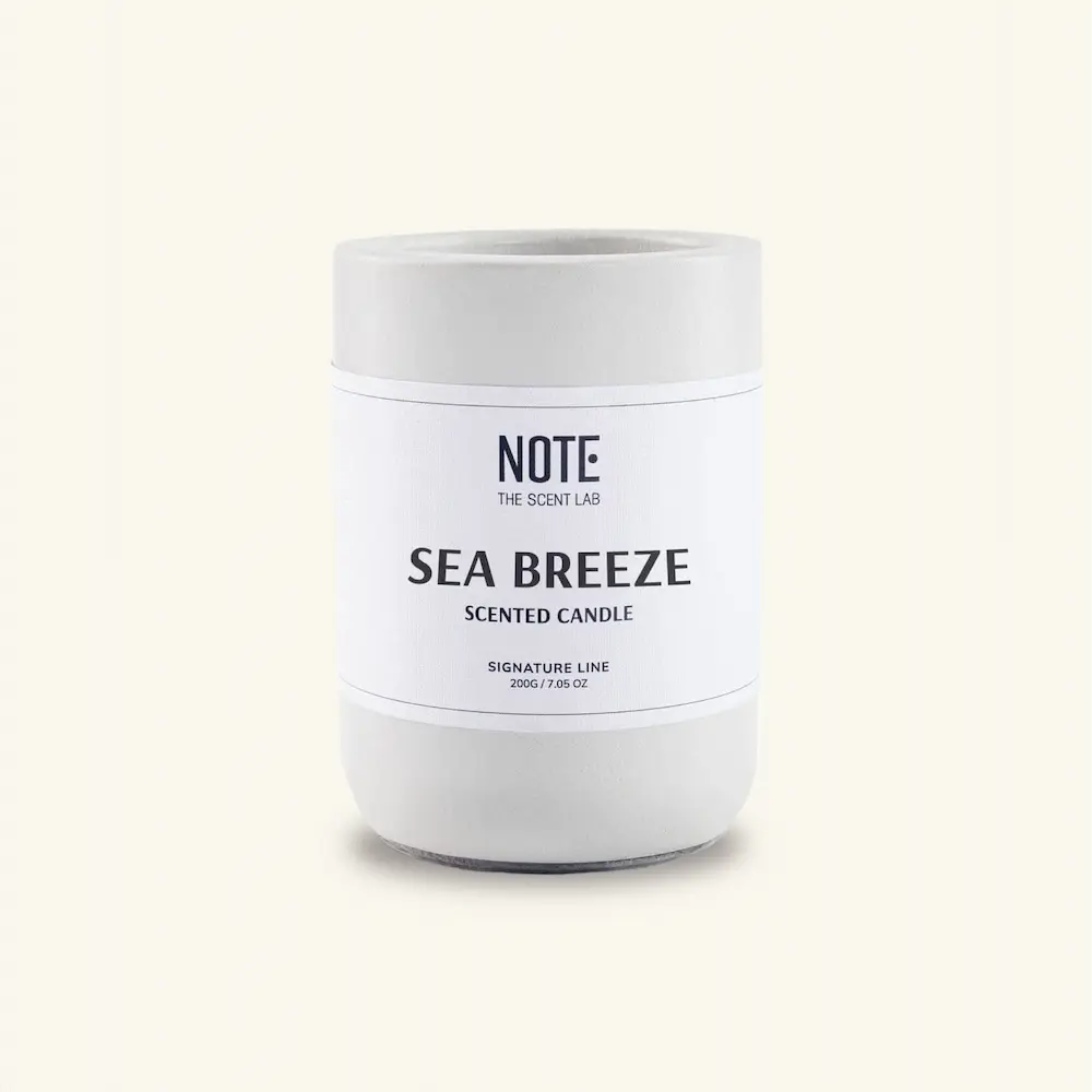 [N-FP-SC-SEA-200G] NOTE - Scented Candle: Sea Breeze