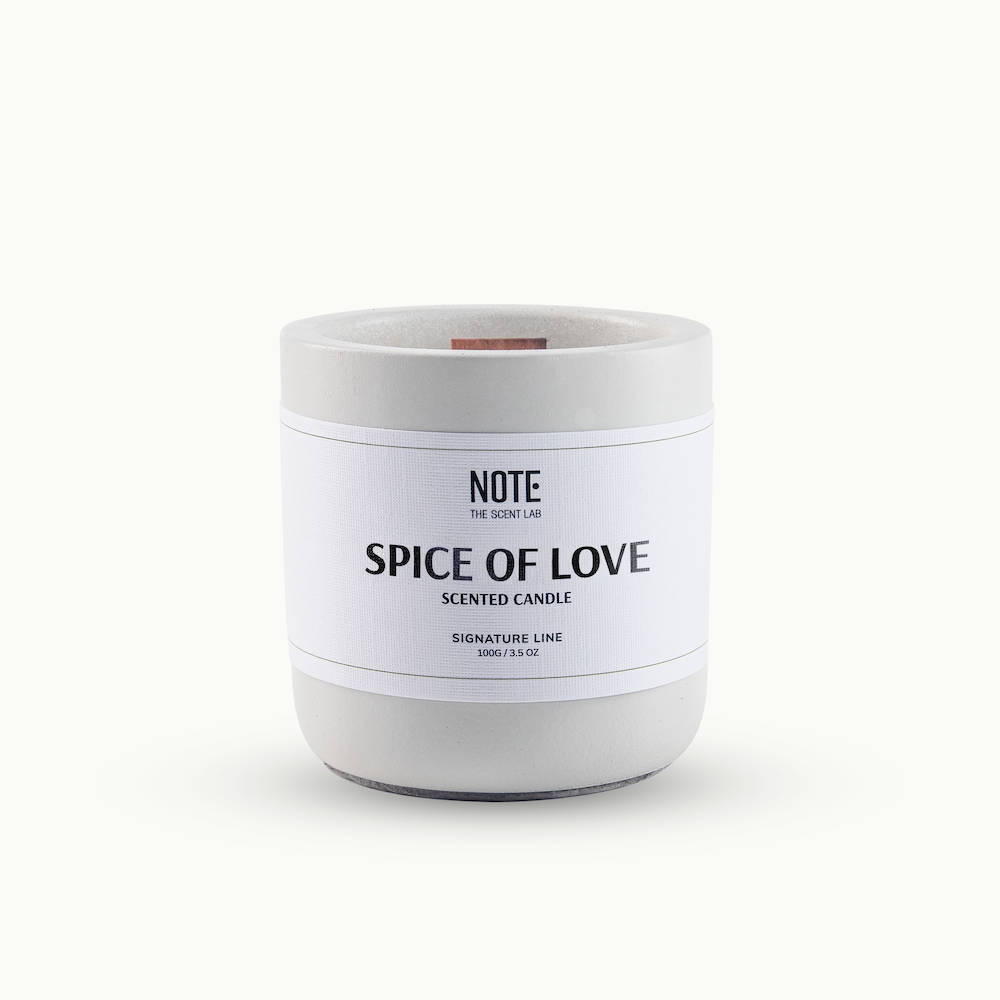 [N-FP-SC-SOL-100G] NOTE - Scented Candle: Spice Of Love (100g)