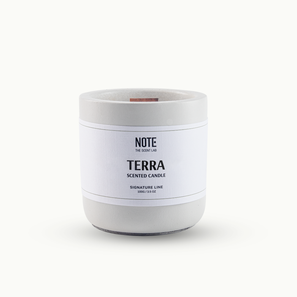 [N-FP-SC-TER-100G] NOTE - Scented Candle: Terra (100g)
